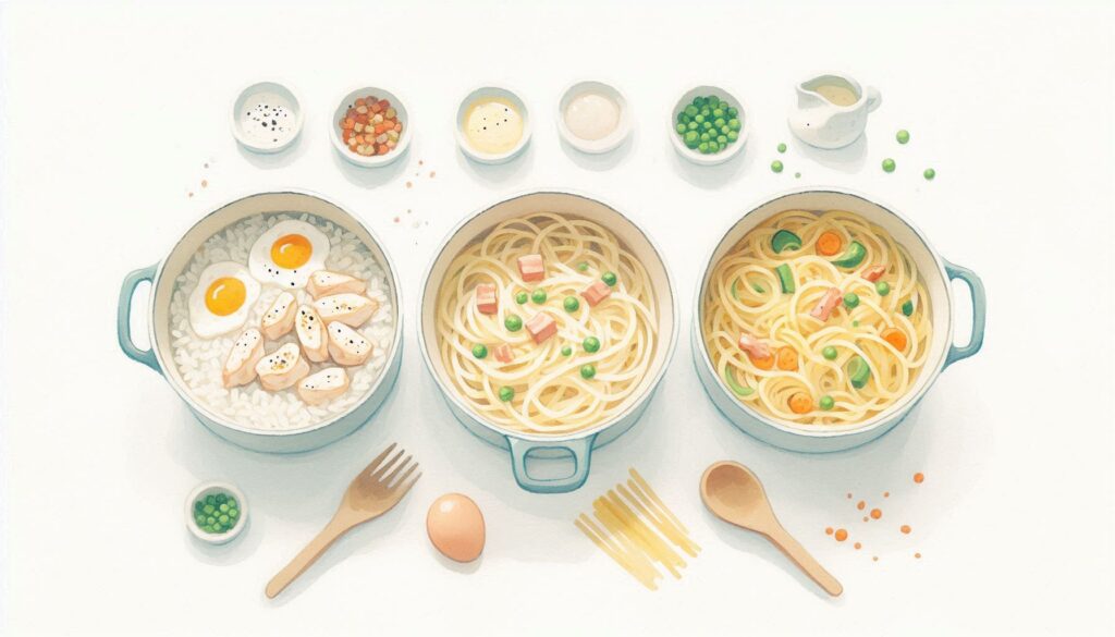Descubra três receitas deliciosas que você prepara usando apenas uma panela. Perfeitas para dias corridos, elas unem praticidade, sabor e economia de tempo. Prepare-se para refeições fáceis, rápidas e cheias de sabor, sem complicações ou sujeira extra na cozinha.